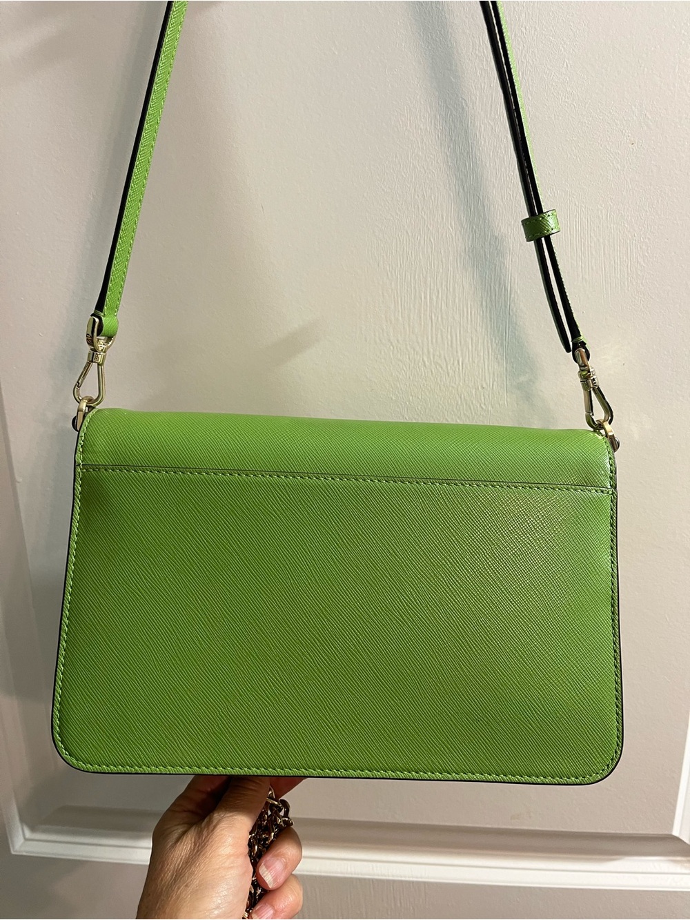 kate spade green crossbody with matching wallet - Picture 2 of 15